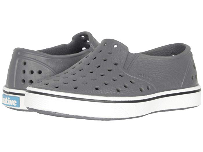 Native Shoes Miles Child in Dublin Grey/Shell White | Vegan | EVA | Size 6 - Bellso